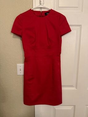 DSQUARED2 Red Short-Sleeve Mini Dress